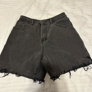 Whitefox black denim shorts